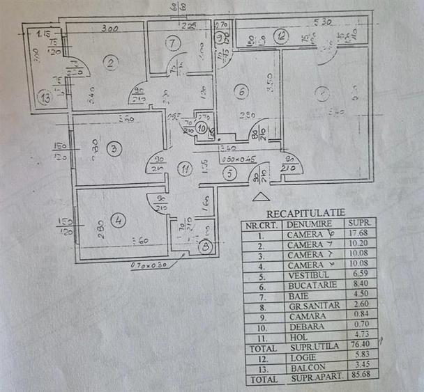 Apartament 4 camere TEI - 1
