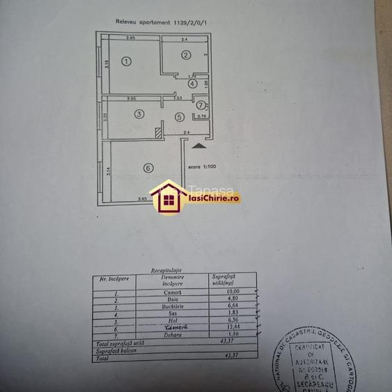 Apartament de vanzare Tatarasi