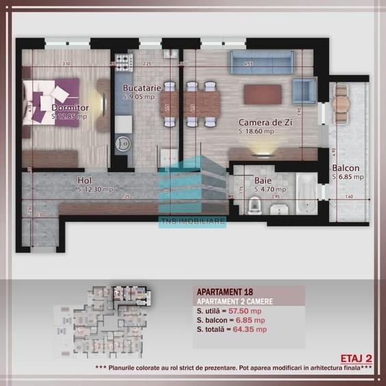 Apartament 2 Camere Imobil Stil Boutique, Titan -Pallady,Metrou - 7