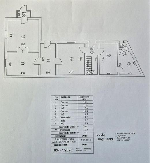 Casa P+Pod 95,45 mp + teren 140 mp - parcul Carol - 7