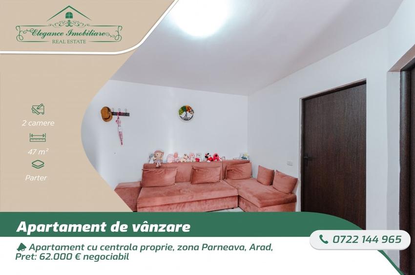 Apartament cu centrala proprie, zona Parneava, Arad - 1