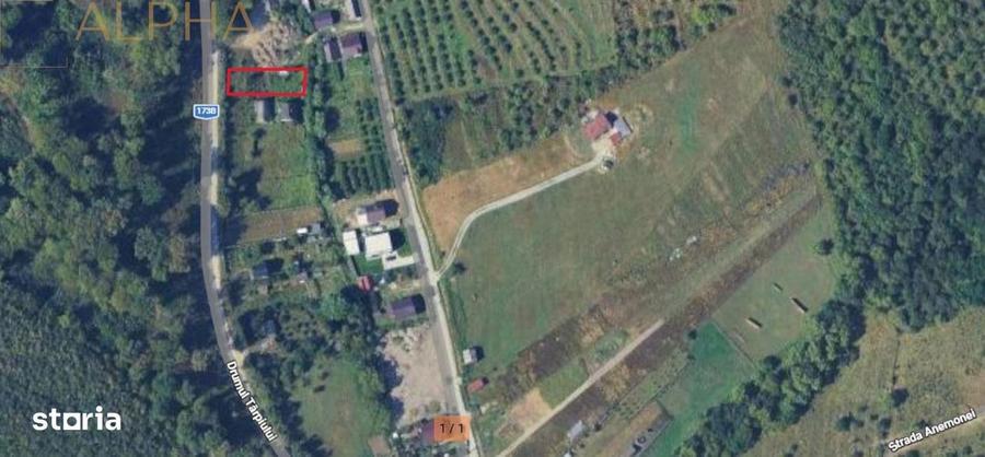 Teren extravilan de vanzare 774 mp, acces direct din asfalt Drumul - 1