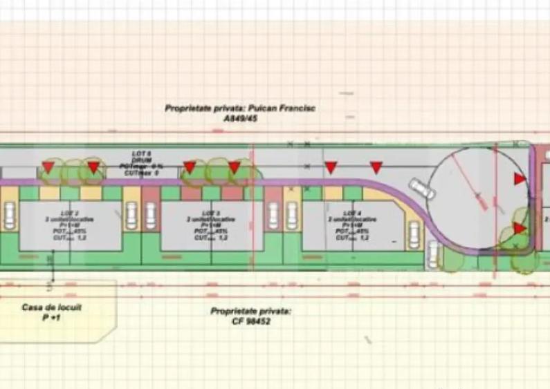 Teren intravilan 2310 mp, posibilitate construc?ie duplex- - 3
