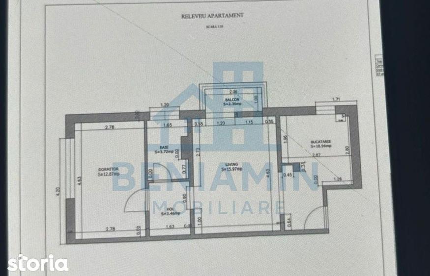 2 camere-49mp-mobilat-utilat-anvelopat-balcon-etaj 4-Astra-Saturn - 4