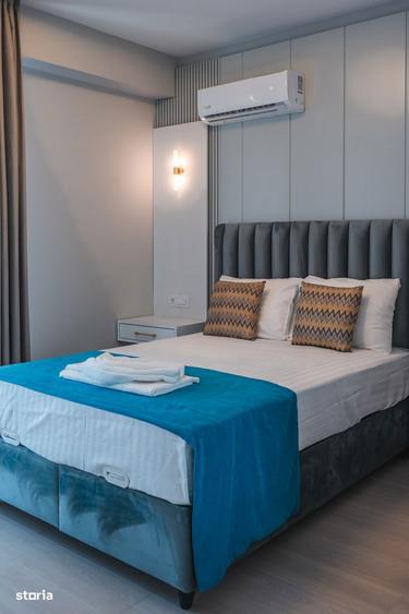 STUDIO CU DORMITOR SEPARAT COMPLET MOBILAT LUX - SOLID SEA VIEW PERLA - 7