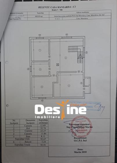 COMISION 0%, CASA P+M+POD , MIROSLAVA - CENTRU - 12