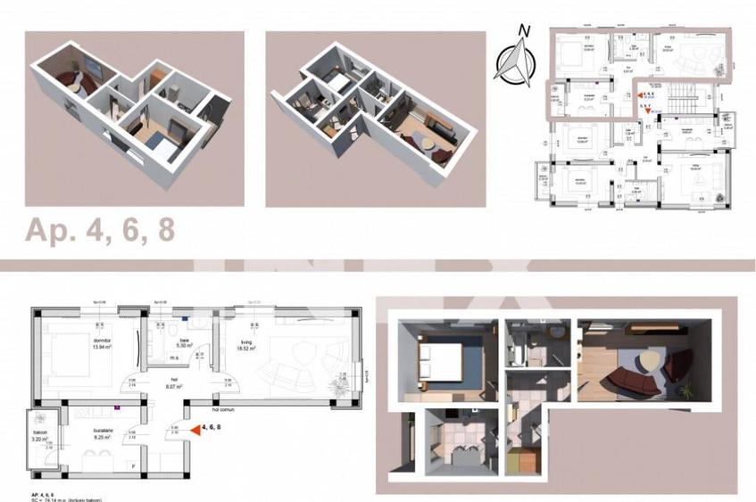 Investi?ie sigura! Apartament 2 camere in imobil nou, pre - 3