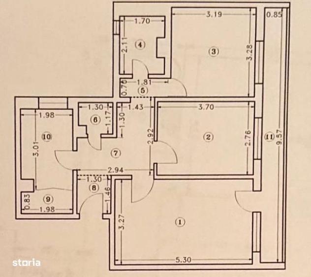 Apartament 3 camere sos. Giurgiului - 7