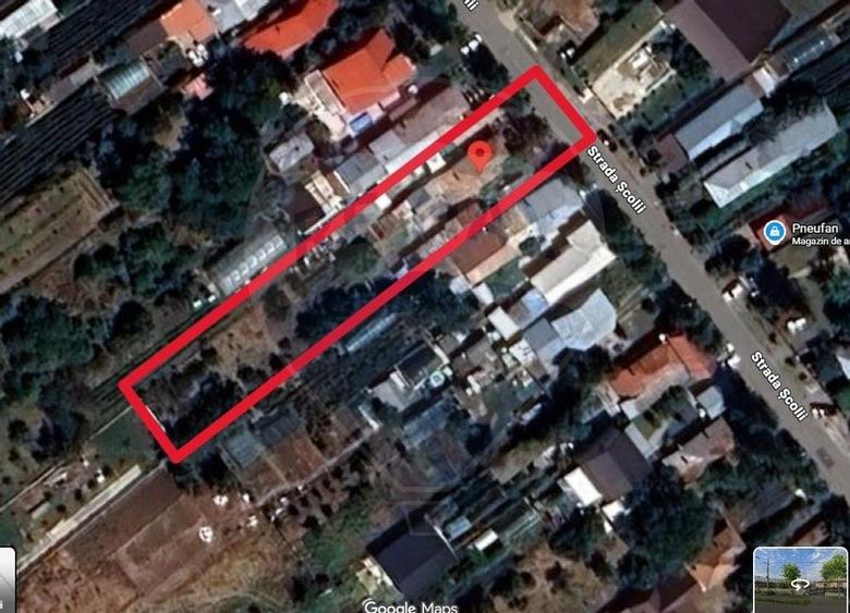 Teren intravilan 1,189mp Buftea - constructii si livada/ Strada Scolii - 2