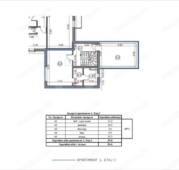 Penthouse cu scara interioara | 3 terase | Zona semicentrala, curte lini?tita - 2