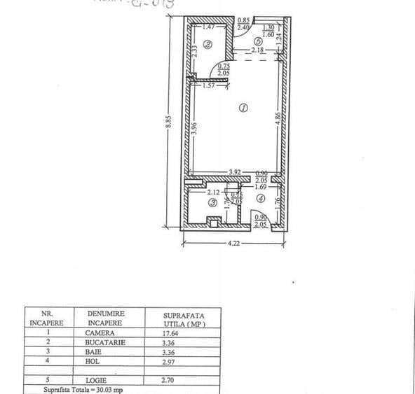 NORD - garsoniera p/4 pretabila locuit /birouri la 36900 eur - 27