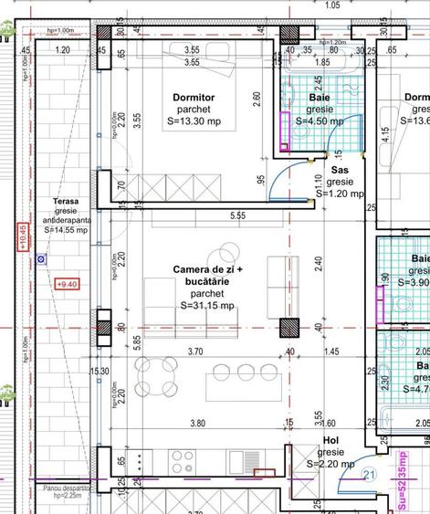 Apartament cu 2 camere cu terasa generoasa, complex rezidential nou - 2