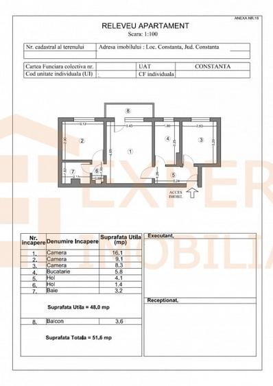 Apartament 3 camere situat in zona Casa de Cultura - 1