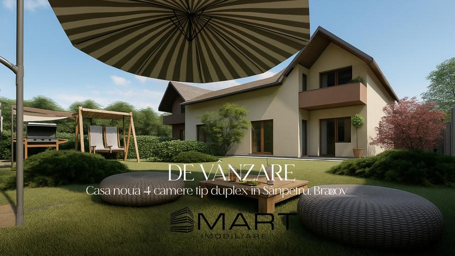 Casa noua 4 camere tip duplex in Sanpetru, Brasov - 1
