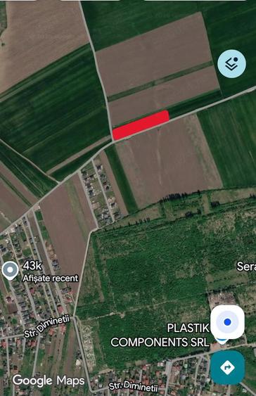 Teren de 6397 mp, în Dancu