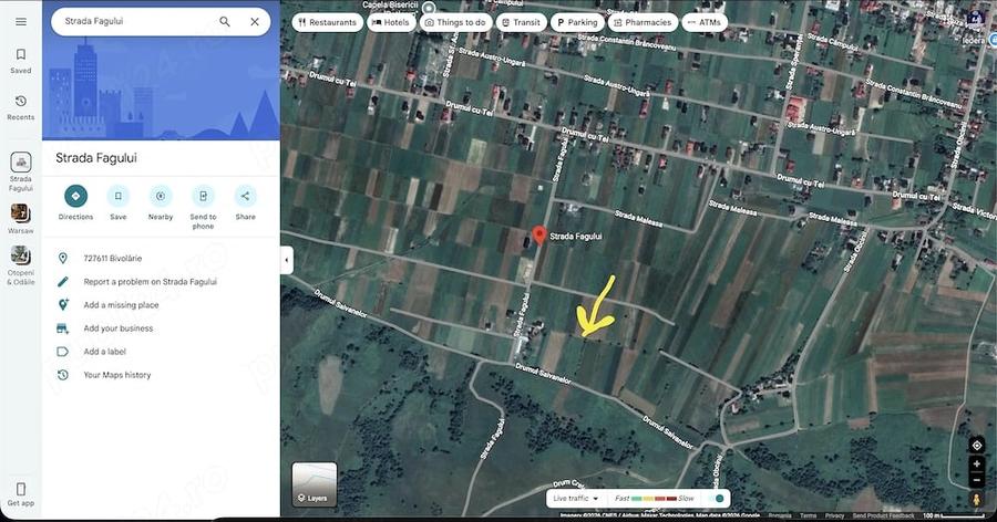 Teren de 13 mp, în Frătăuții Noi