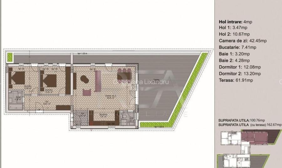 Apartament 3 Camere + Terasa Timpuri Noi