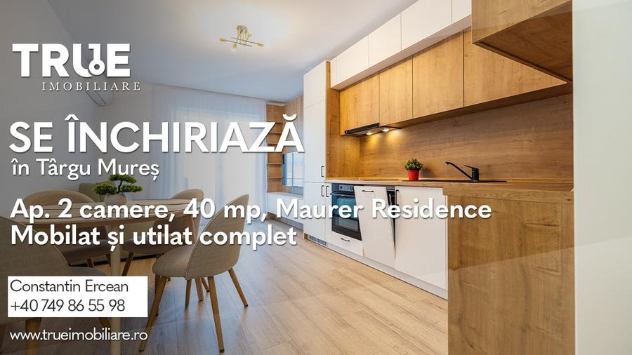 Ap. modern cu 2 camere, prima închiriere, Maurer Residence! - 1