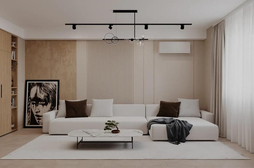 Apartament nou de vanzare, 3 camere, decomandat, 80 mp, Frumoasa, Cod 159130 - 1