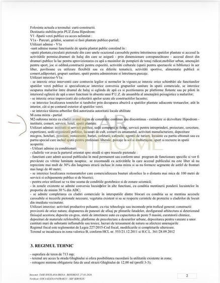 Teren intravilan 713m2 , Ploiesti , zona UPG - 1