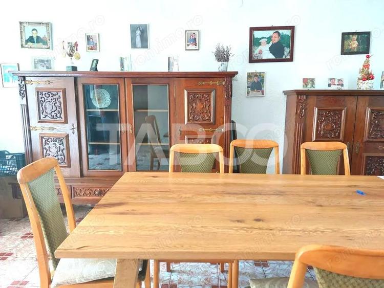 Casa 214 mp utili singur in curte 800 mp teren zona centrala Cisnadie - 19