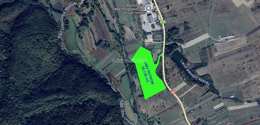 Teren Construcții intravilan de 58738 mp, în Nord