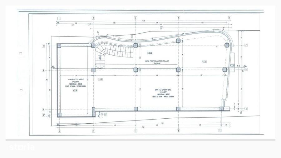 Spa?iu comercial ultravisibil col?, trafic, vitrine mari Calara?i - 1