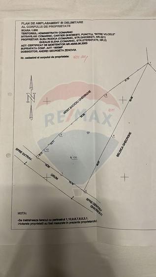 Teren vedere panoramica la munte in Comarnic/Ghiosesti - 4