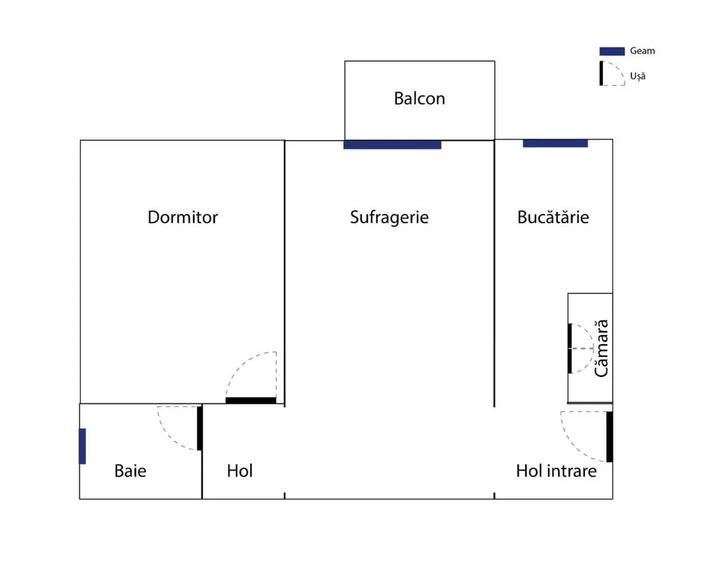 Vand apartament cu 2 camere - zona Gojdu - 1