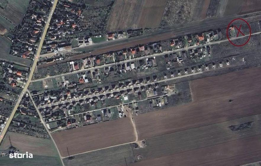 Teren intravilan 500 mp, Simnicul de Sus, utilitati la front - 1