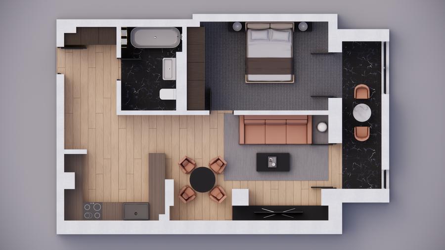 Apartament cu 2 camere decomandat în Iosefin