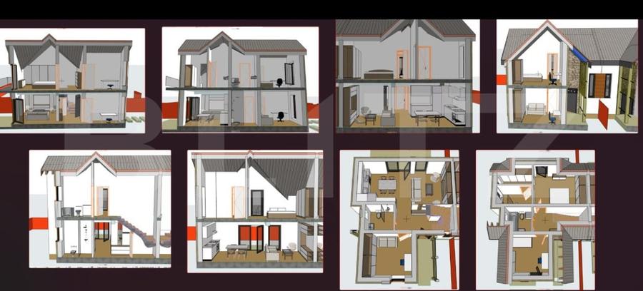 Duplex cu 6 camere cu Canalizare în Periferie