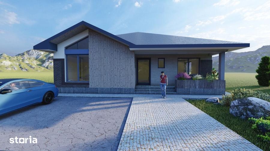 Casă cu 4 camere cu Teren 500 Mp în Șura Mică