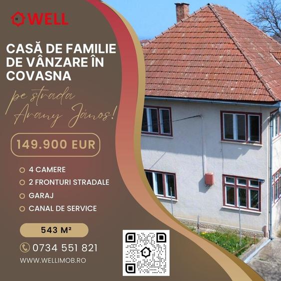 Casă de familie de vânzare în Covasna, pe strada Arany János! - 1
