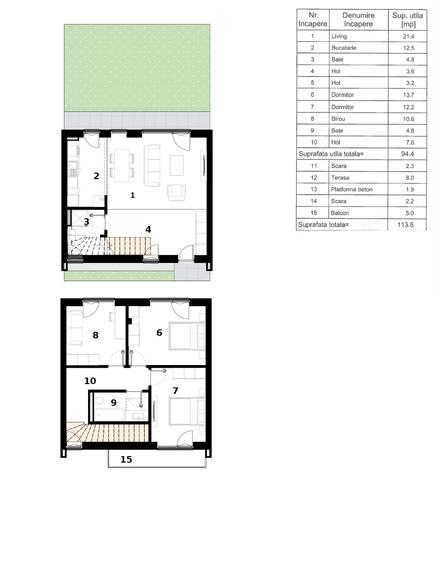 Casa cu gradina | Pompa de caldura | Pipera Plaza - 31