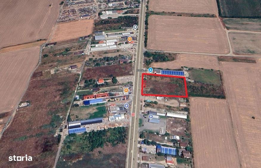 Teren intravilan in 1 Decembrie - acces direct din DN5 - 1
