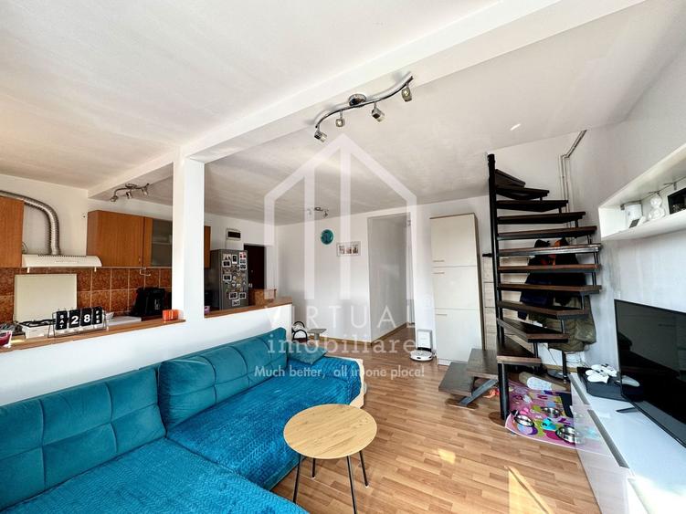 Mansarda cu 3 camere, 67mp utili+ 2 balcoane, intabulata, Terezian - 4