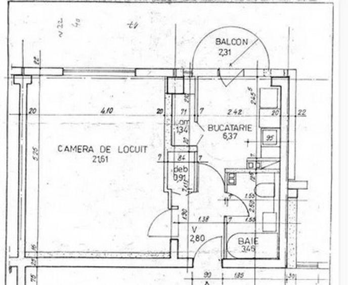 DECEBAL Calarasilor,Metrou Piata Muncii,bl.1993,bl.MIXT,et.1/8,DECOMANDATA - 5