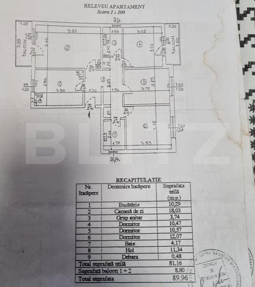 Apartament 4 camere, 90mp, decomandat, Lunca Cetatuii - 15