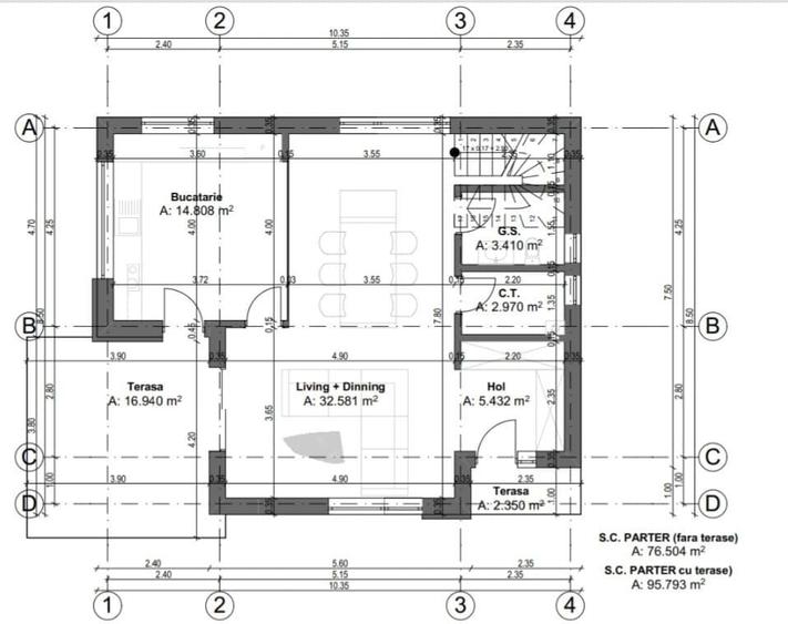 VILA INDIVIDUALA - ZONA TRAPEZULUI / CURTE LIBERA 397MP. - 3