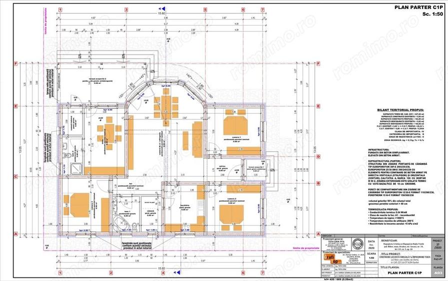 Teren intravilan, fundatie proiect casa, gard si utilitati-Zona Cheriu - 13