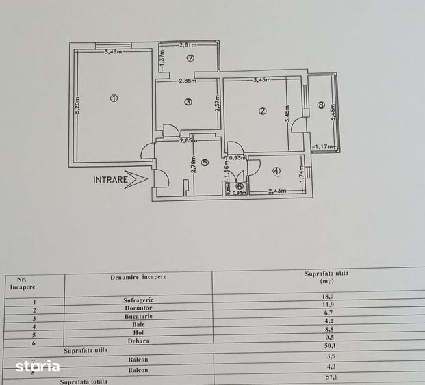 Apartament cu 2 camere de vanzare in Curtea de Arge?. - 1