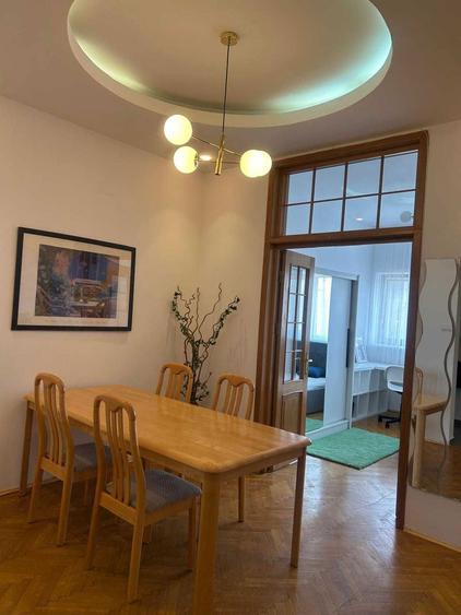 Inchiriere apartament 4 camere, Ultracentral Vasile Lascar 98 mp utili mobilat complet 2 bai - 2 balcoane - 1