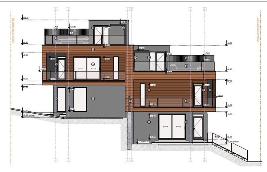 Casa tip-duplex semifinisata, 181,45 mp, terasa 89,30 mp, zona ANL - 3
