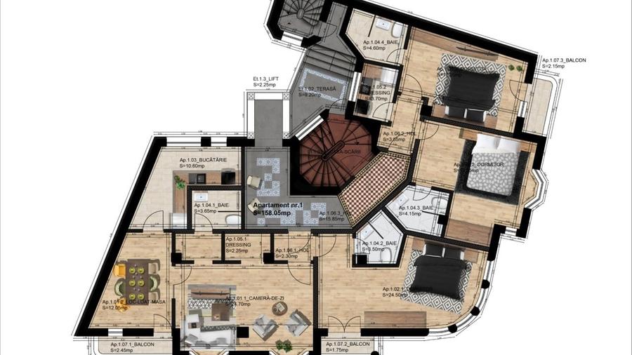 REC3001138 Cladire Subsol 2 Etaje si Mansarda 856 mp zona centrala Sector 2 Bucu - 3