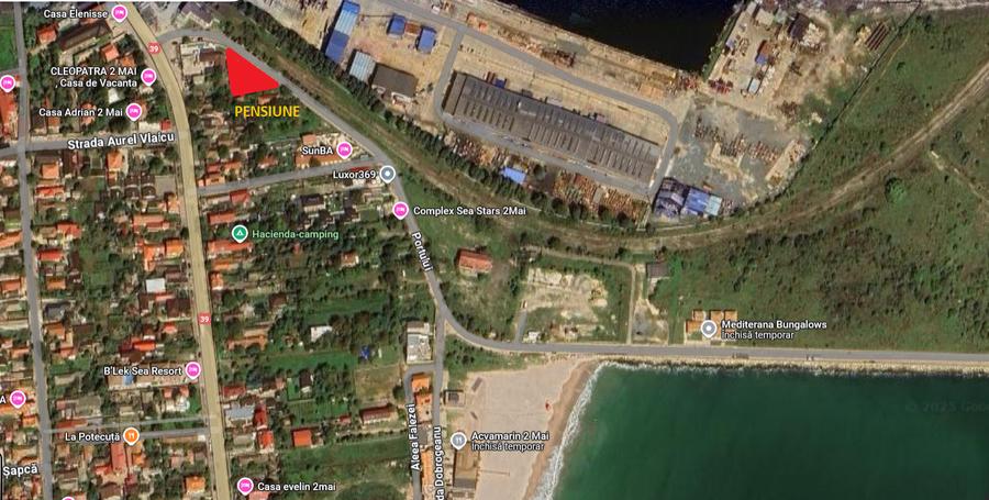 2 Mai - la 4 minute de plaja - pensiune 8 camere, finalizata 60% - 2