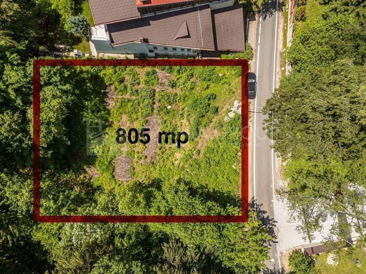 Teren intravilan Poiana Brasov,  cu proiect casa de vacanta tip Chalet - 1