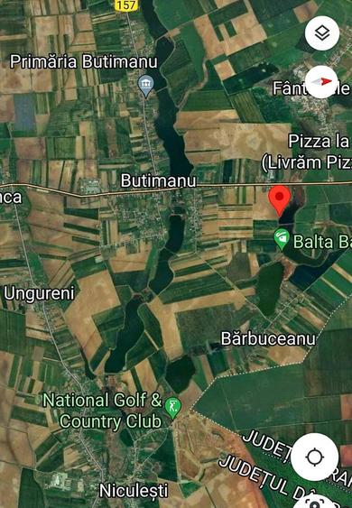 Vanzare 7000 mp teren intravilan Butimanu deschidere directa la lac zona superba nepoluata - 3