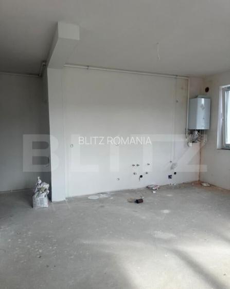 Apartament 3 camere, 58 mp, semifinisat, parter, bloc nou 20