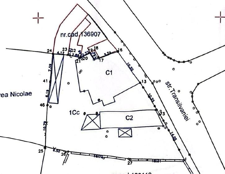 Teren Construcții intravilan de 776 mp, în Transilvaniei